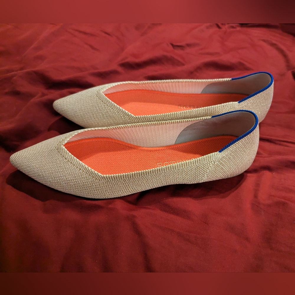 Rothy's rose metallic points